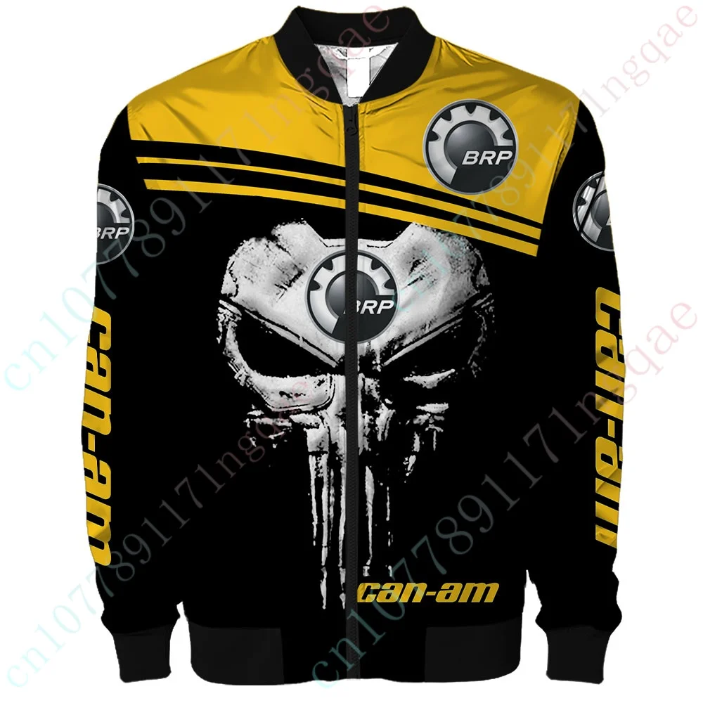 

Can-am BRP Jackets Clothing For Men's Harajuku Bomber Jacket Lightweight Baseball Uniform Hip Hop Windbreaker High Quality Coat