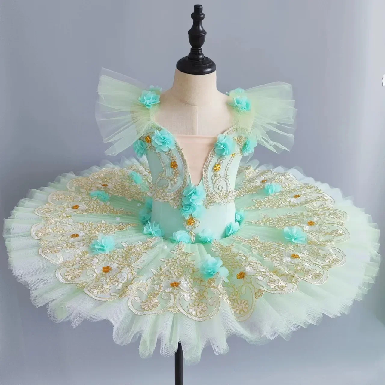 2025-ballet-costume-lace-fluffy-princess-dress-sweet-mesh-girls-ballet-costume-stage-dance-wear-2025