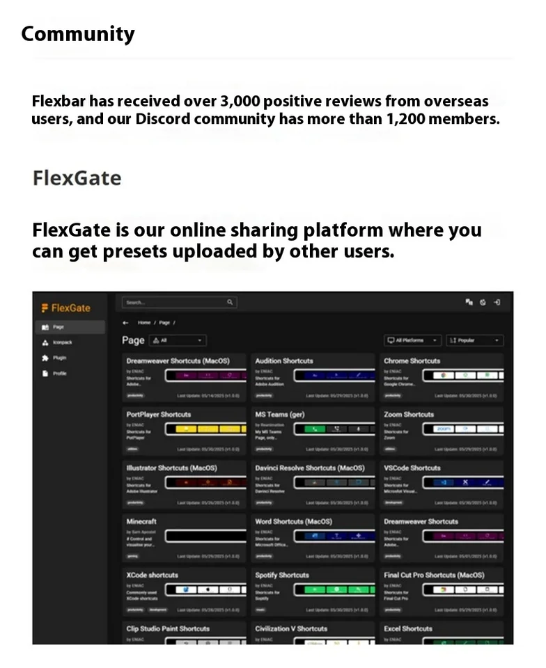 Sales Enilinx Flexbar Multifunction Customized Touch Bar
