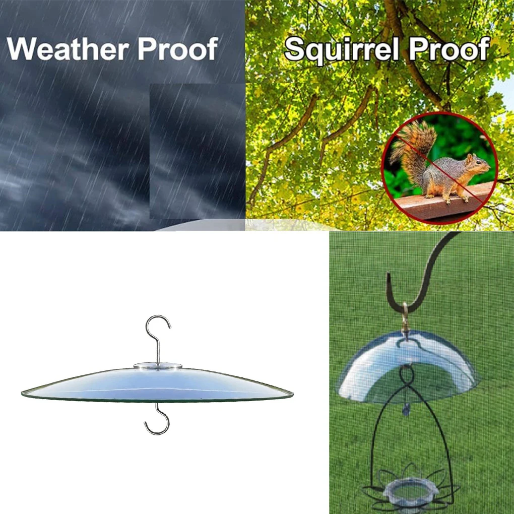 Durable And Wear-Resistant Bird Feeder Weather Guard - Made To Last New Bird Feeder Protective Cover