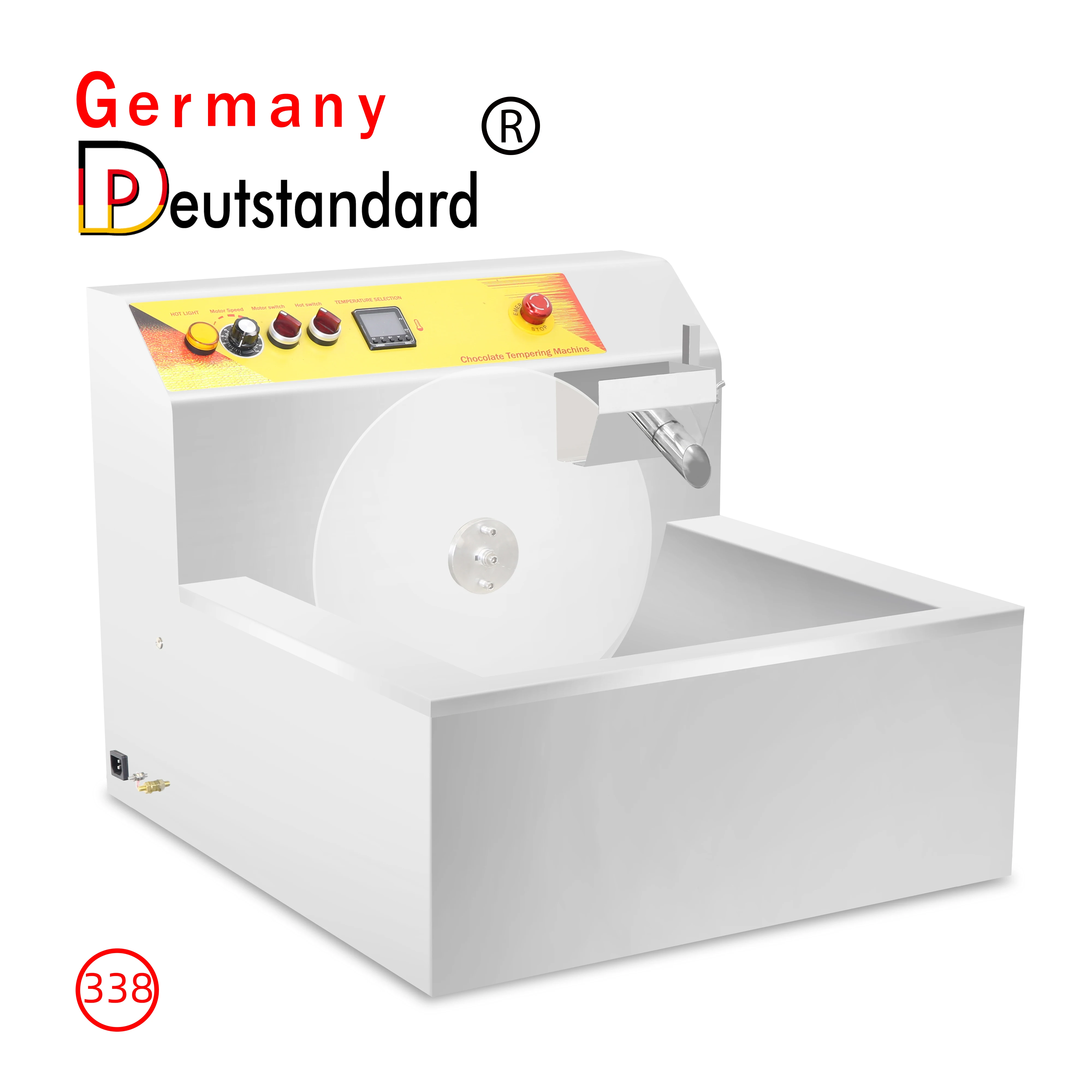 เครื่องทำช็อกโกแลตเทมเปอริ่งไฟฟ้าขนาด 25 ลิตร สำหรับธุรกิจขายขนม ขายตรงจากโรงงาน