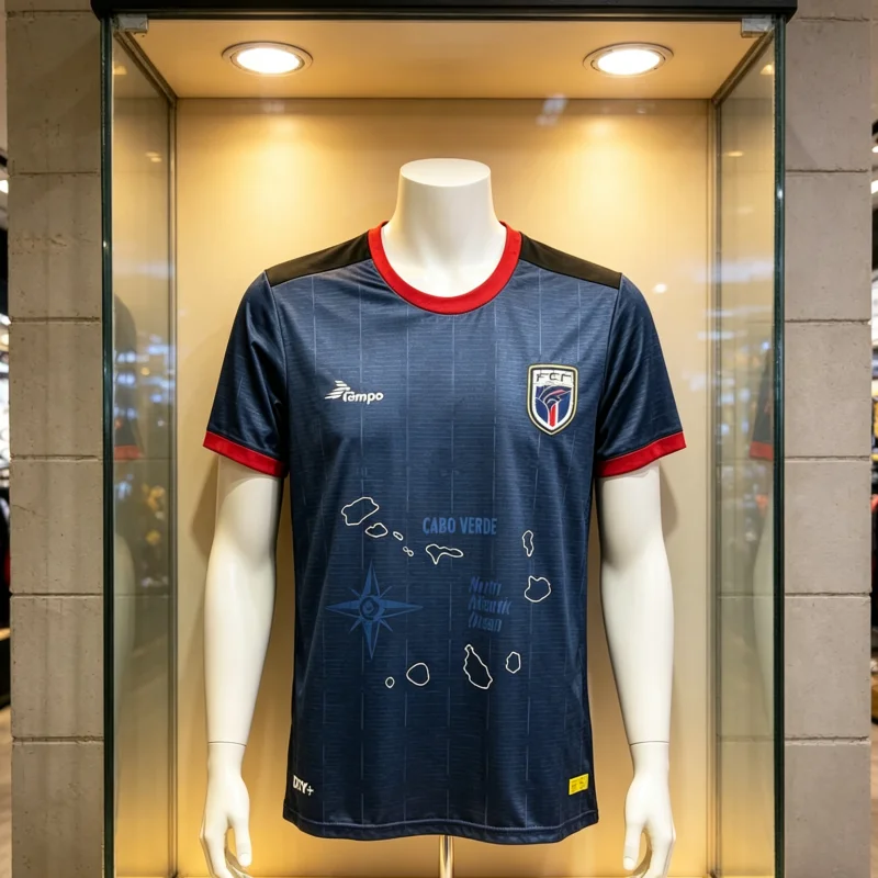 Nuevas Camisetas de Fútbol de Cabo Verde Temporada 2026, Camisetas de Fútbol de Manga Corta, Camisetas Familiares para Padres e Hijos