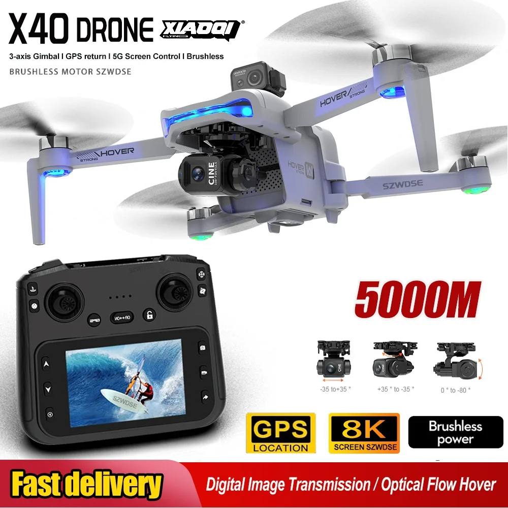X40 Max Gps Drone 8… - image