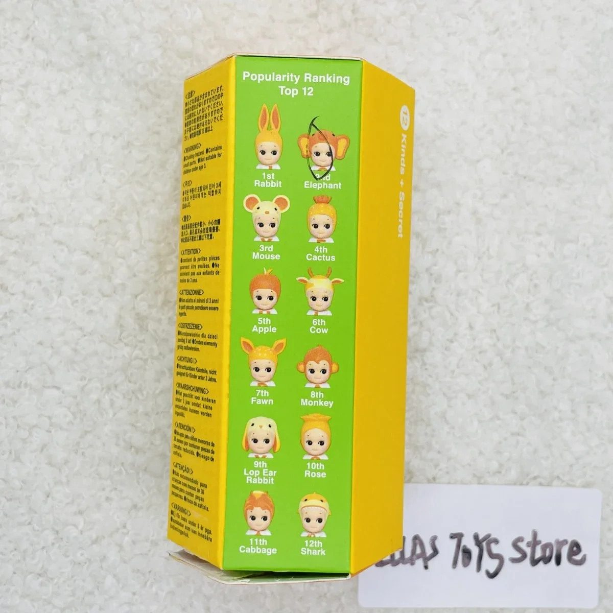 

Серия Sonny Angel на 12-летие, слепая коробка, годовщина рождения, ограниченный выпуск, сидячая поза SAS65259