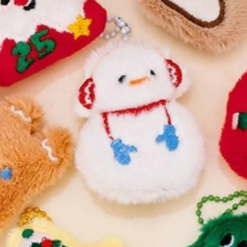 

Милый Санта-Клаус Снеговик Звезды Рождественский плюшевый брелок Рюкзак Сумка Подвеска Подвесной Декор Подарок
