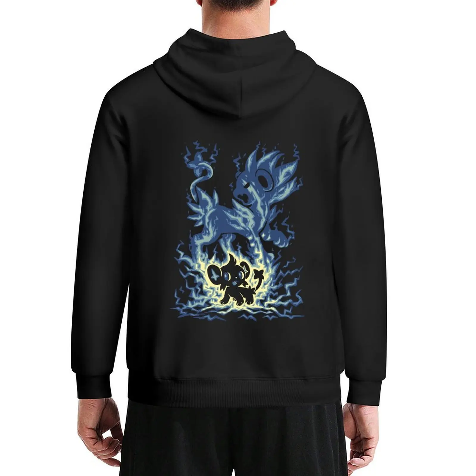 Silhouette Electric Spark Evolution Hoodie men clothing men's clothes men clothes korean autumn clothes hoodie graphic