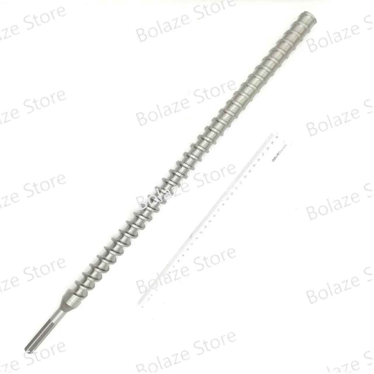 Injection screw, diameter and barrel, precious plastic design, 25.7mm plastic recovery extrusion