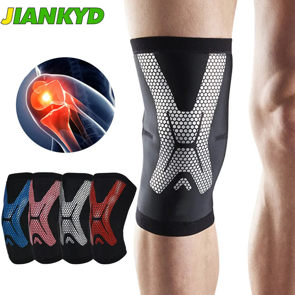 1Pcs Knee Braces for Women & Men, Knee Compression Sleeve, Knee Braces for Knee Pain Meniscus Tear, ACL & Arthritis Pain Relief