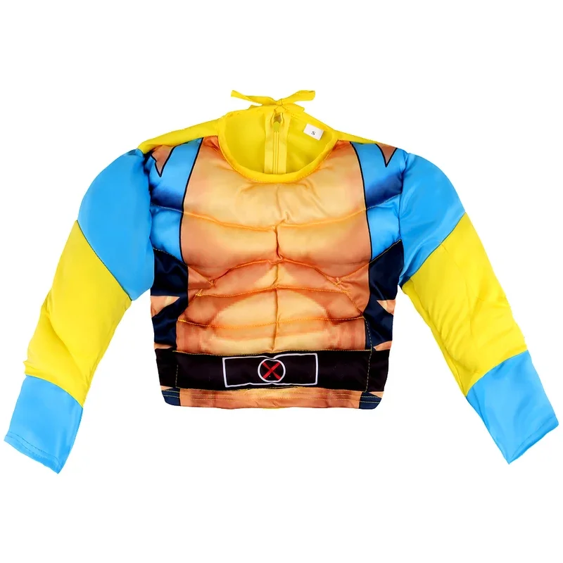 فيلم ولفيرين زي الاطفال خارقة تأثيري هالوين زي حفلة تنكرية للأطفال عيد ميلاد بطل السوبر فستان