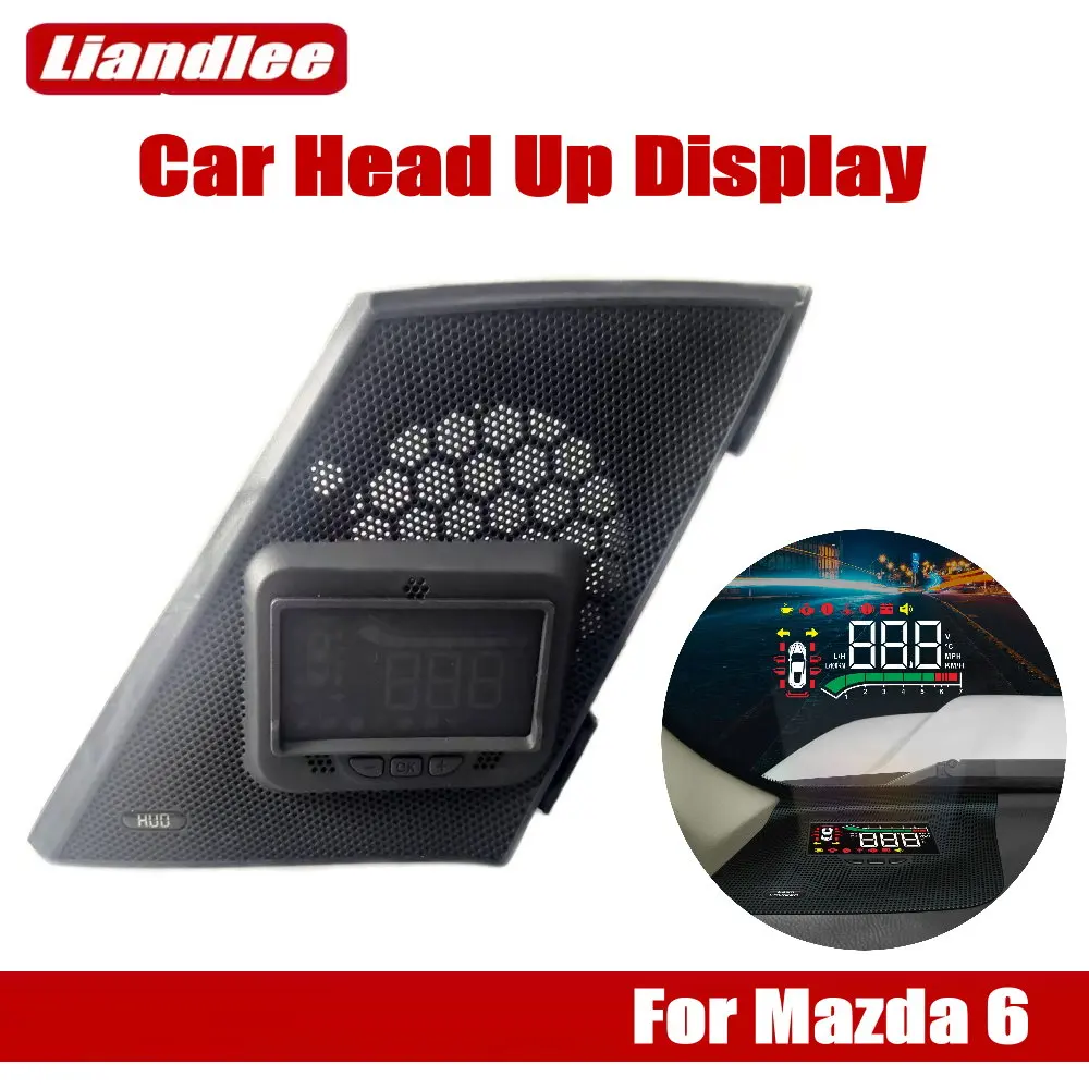 Car Head Up Display HUD For Mazda 6 Mazda6 Atenza (GJ1/GL) 2015-2024 OEM Headup Display Auto Overspeed Windshield Projector