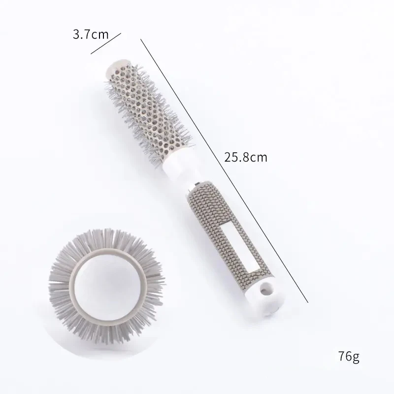 Women\'s Round Curly Hair Comb Salon Hair Styling Hairbrush Wet Dry Dual Use Hairdressing Combs Professional Rollers Tools