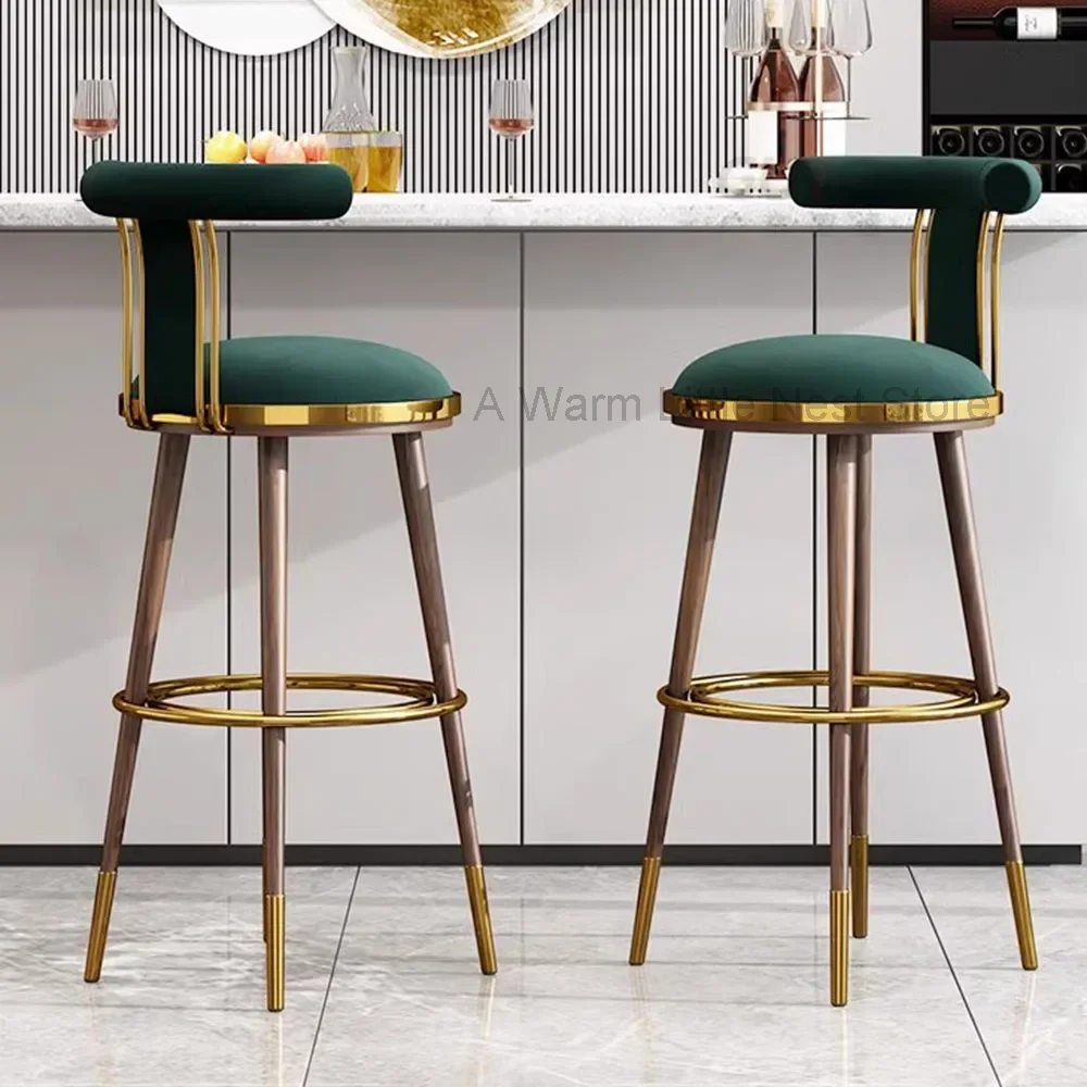 Reception Luxury Bar Chair Vanity Designer Minimalist Fashion High Chairs Comfortable Banquet Tabourets De Bar Home Furniture