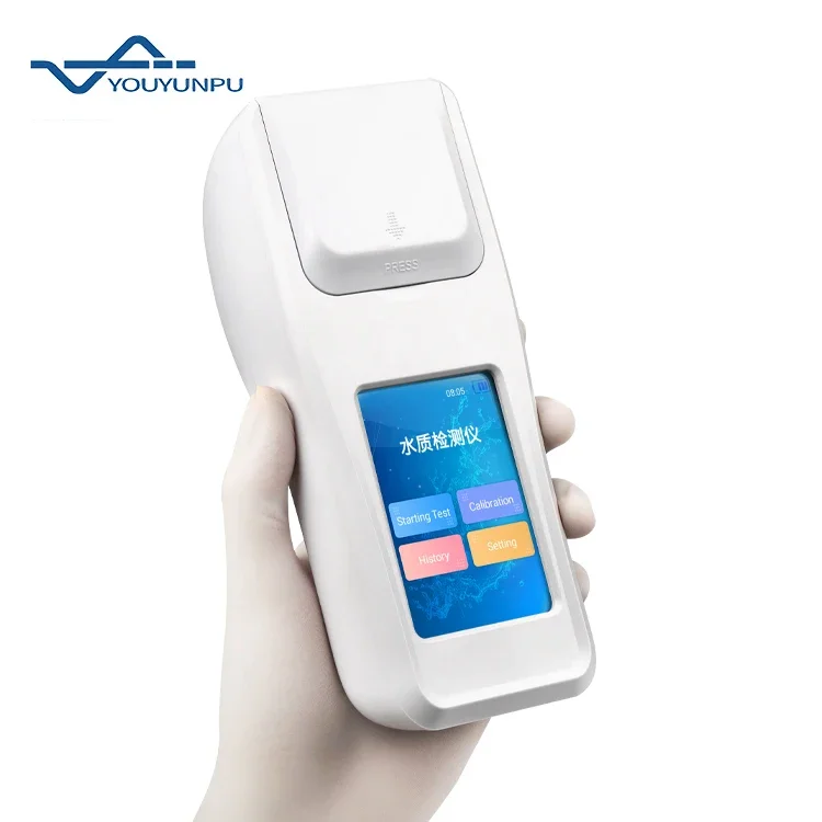 Hand heldIndustrial wastewater aquaculture quality tester portable water chlorine ammonia ph dissolved testing equipment