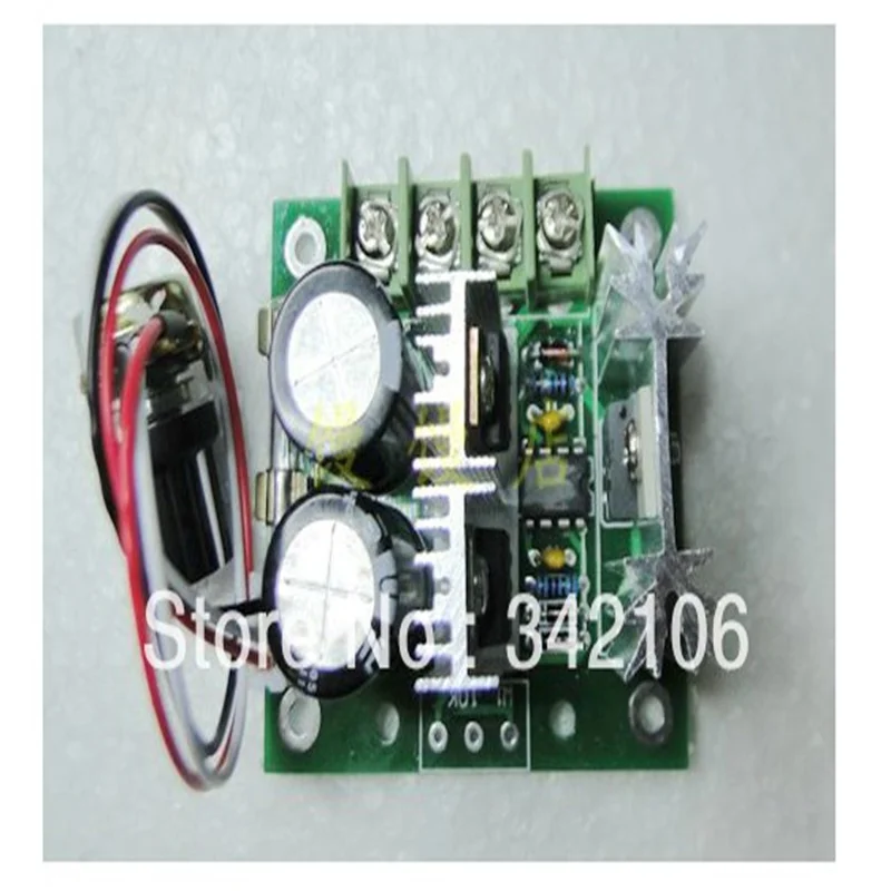 Ccmcw PWM DC Motor Speed Controller with External Knob 12V 40V 10A Fuse Module Sensor for Electronic Projects