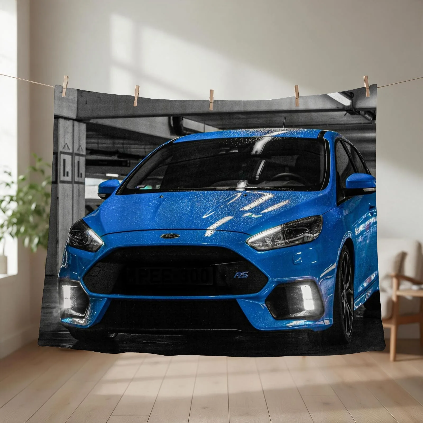 Focus RS Throw Blanket couch cozy soft plush fuzzy picnic outdoor blanket