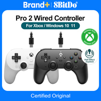 8BitDo Pro 2 Xbox Controller Wired Gamepads PC for Xbox Series X S Xbox One Windows 10 11 Hall Effect Joysticks and Triggers