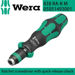 WERA 05051493001 Ratchet Screwdriver with Quick-release Chuck 1/4