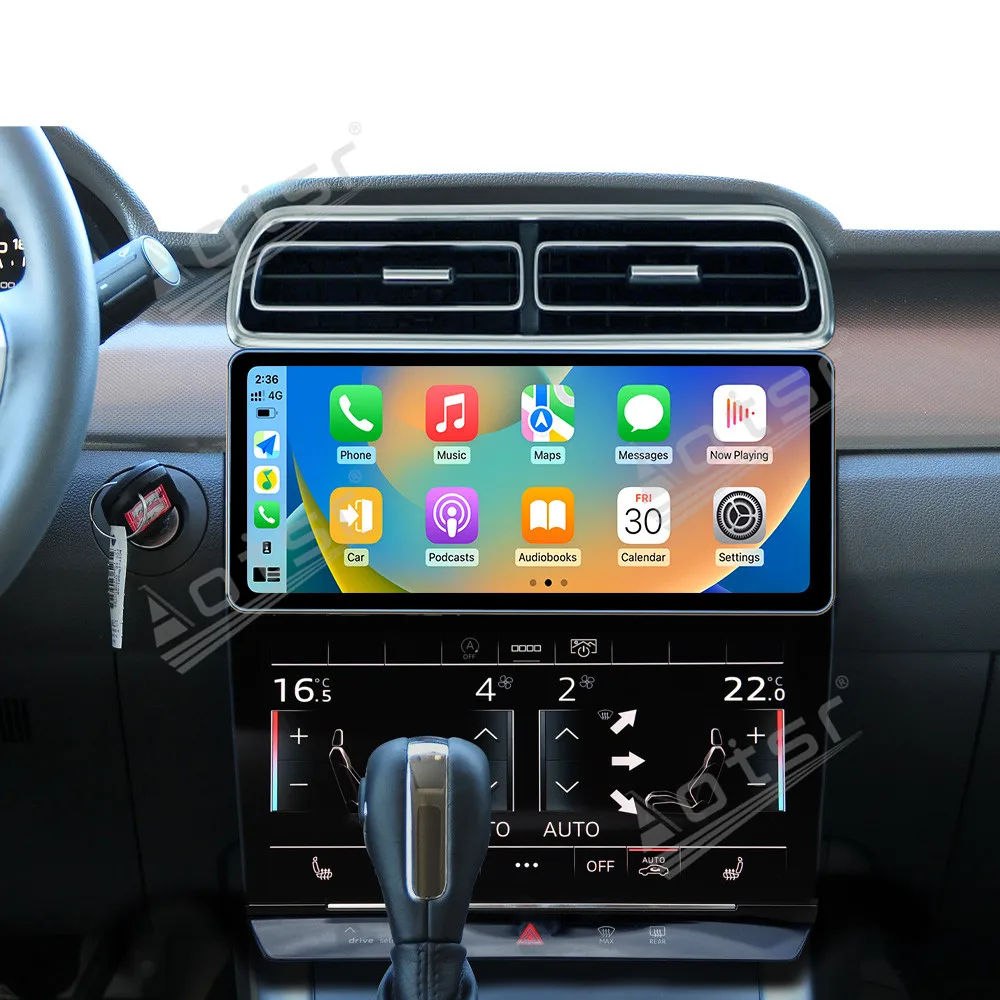 Multimedia Player GPS Navi For Ford Edge 2010-2015 CarPlay Android Auto Upgrade QLED Touch Screen Car Radio AC Panel Heat Unit