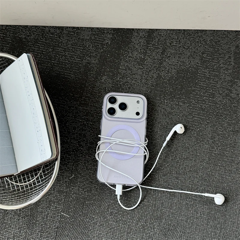 

Simple White Color For iPhone 17 Pro Max 15 14 16 Pro Max Magnetic Phone Case Back Cover with Christmas Tree Stand Shockproof Ca