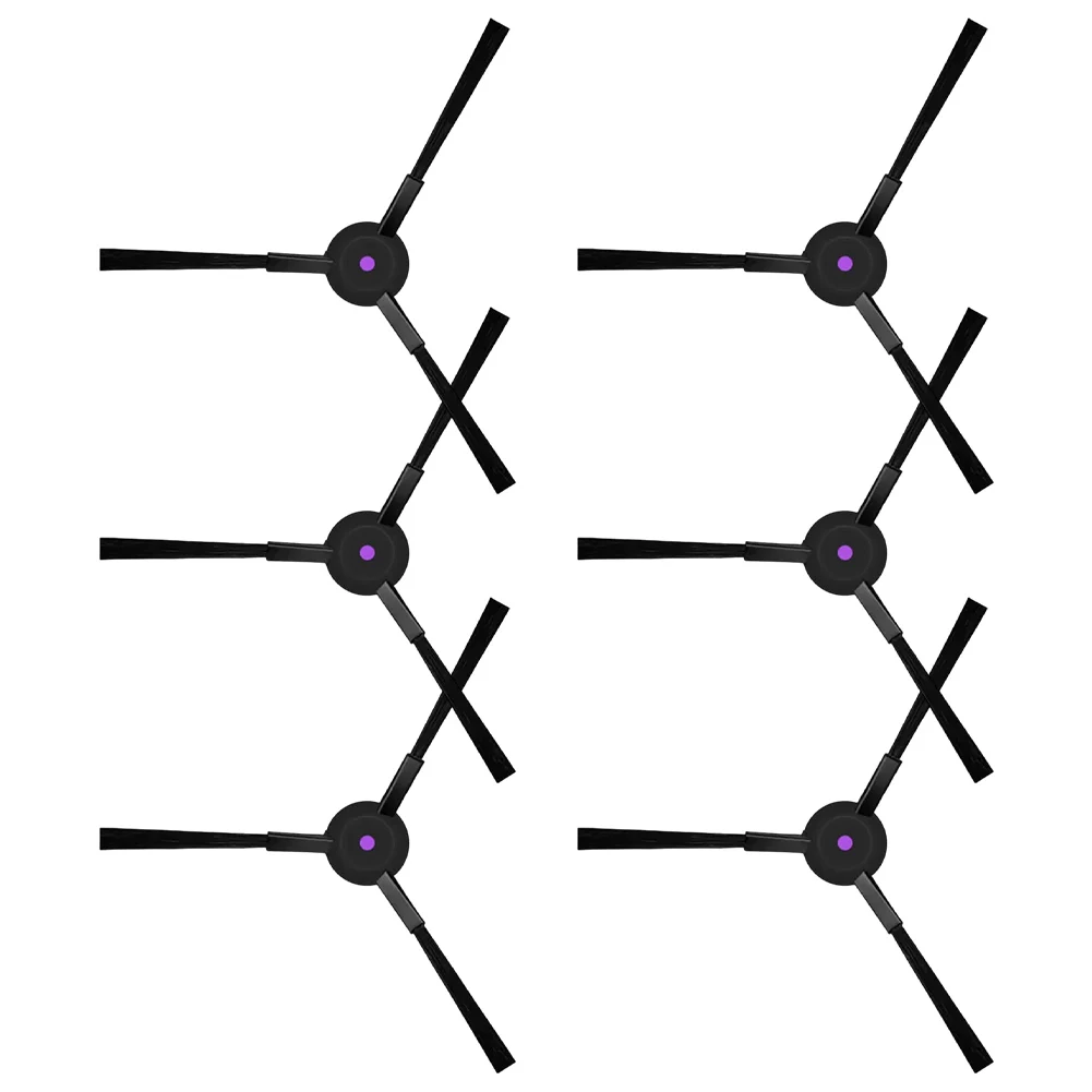 6 فرش جانبية للمكانس الكهربائية ملحقات فرشاة جانبية لـ Cecotec للمكانس الكهربائية الروبوتية Conga X70