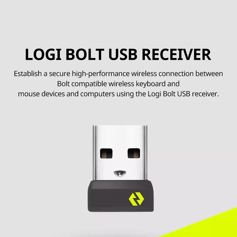 LOGITECH Logitech Bolt USB-Empfänger, geeignet für M650/MX Master 3S/LIFT/M240/MX Ahywhere 3S/POP MAUS/WAVE KEYS/K98 M