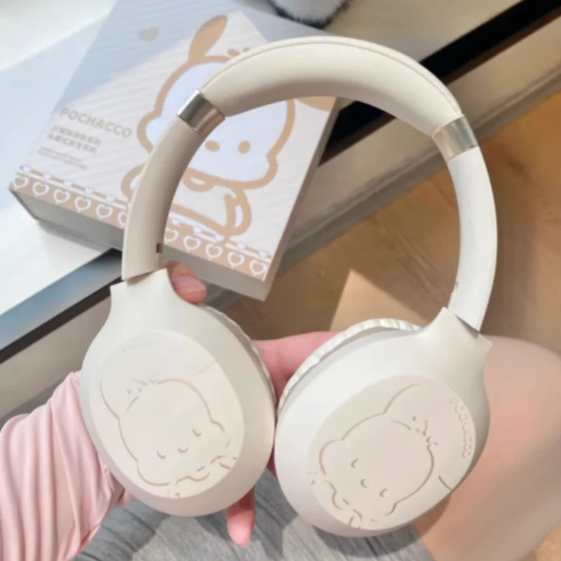 Sanrio Muse Series Hello Kitty Kuromi Cartoon Characters Head-Mounted Wireless Bluetooth Headset Cute Student Headphone Gift