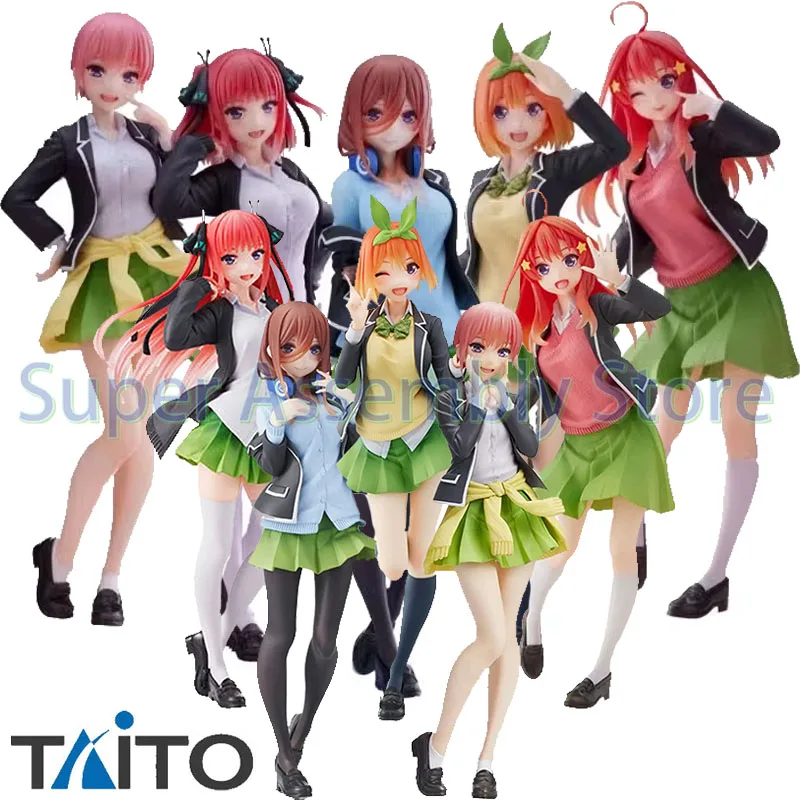 Original TAiTO Coreful The Quintessential Quintuplets Nakano Ichika Nakano Nino Miku Itsuki Action Figure Toys Anime Model Gifts