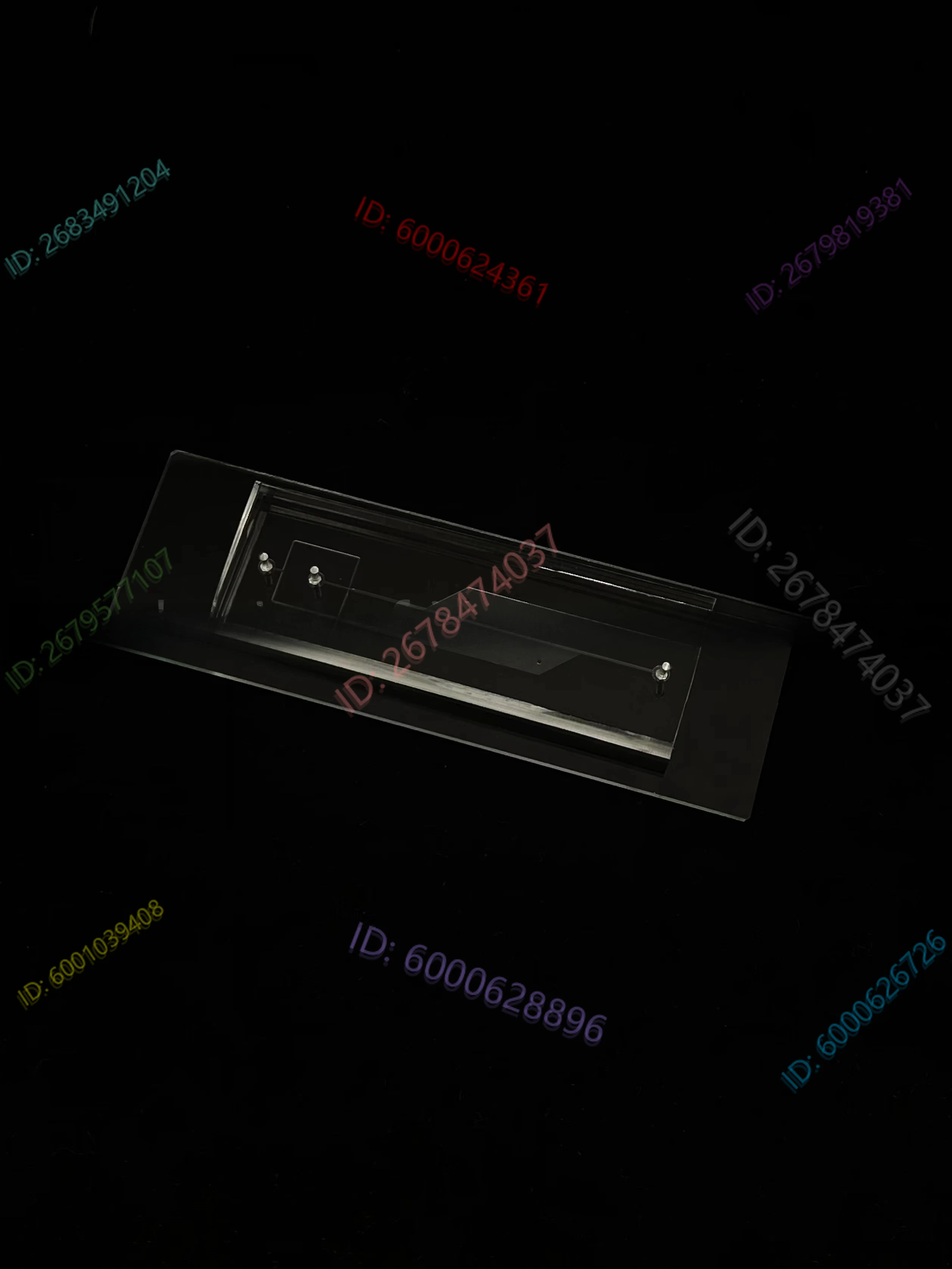 رقاقة PDMS ستوكات 100 ميكرون إعداد قطرات عمق ثقافة الخلية تدفق صفح خلط صغير خطي