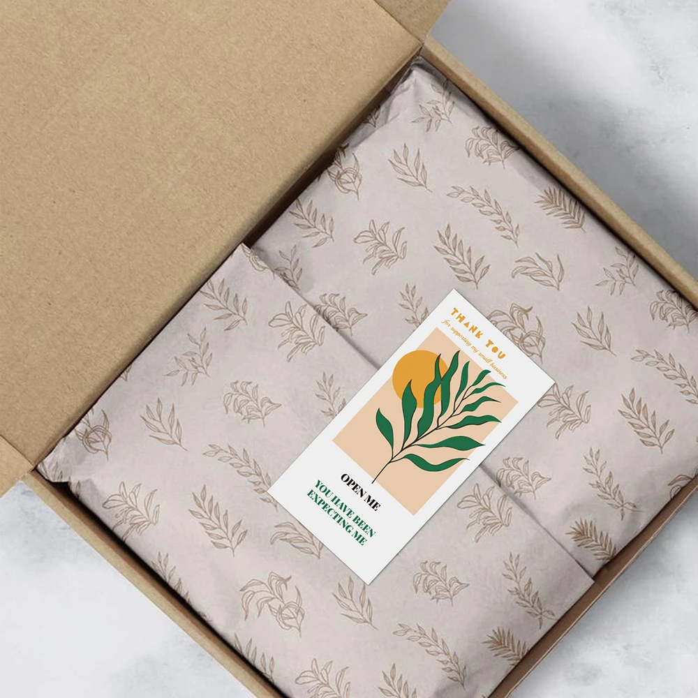 Floral Thank You Stickers Small Business Packaging Sealing Stickers Seal Labels For Gift Commodity Decor Stickers
