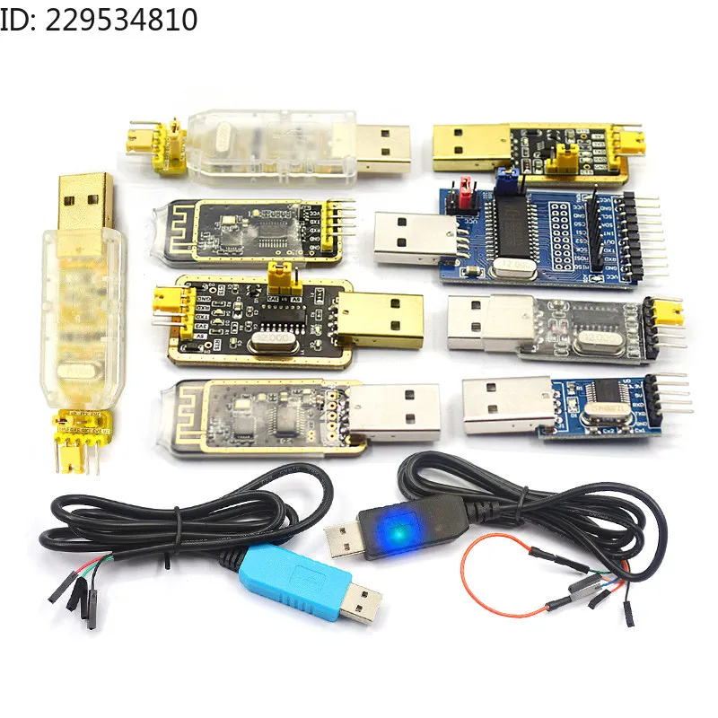 Convert to serial port download line ch340g module rs232 upgrade board brush line board PL2303