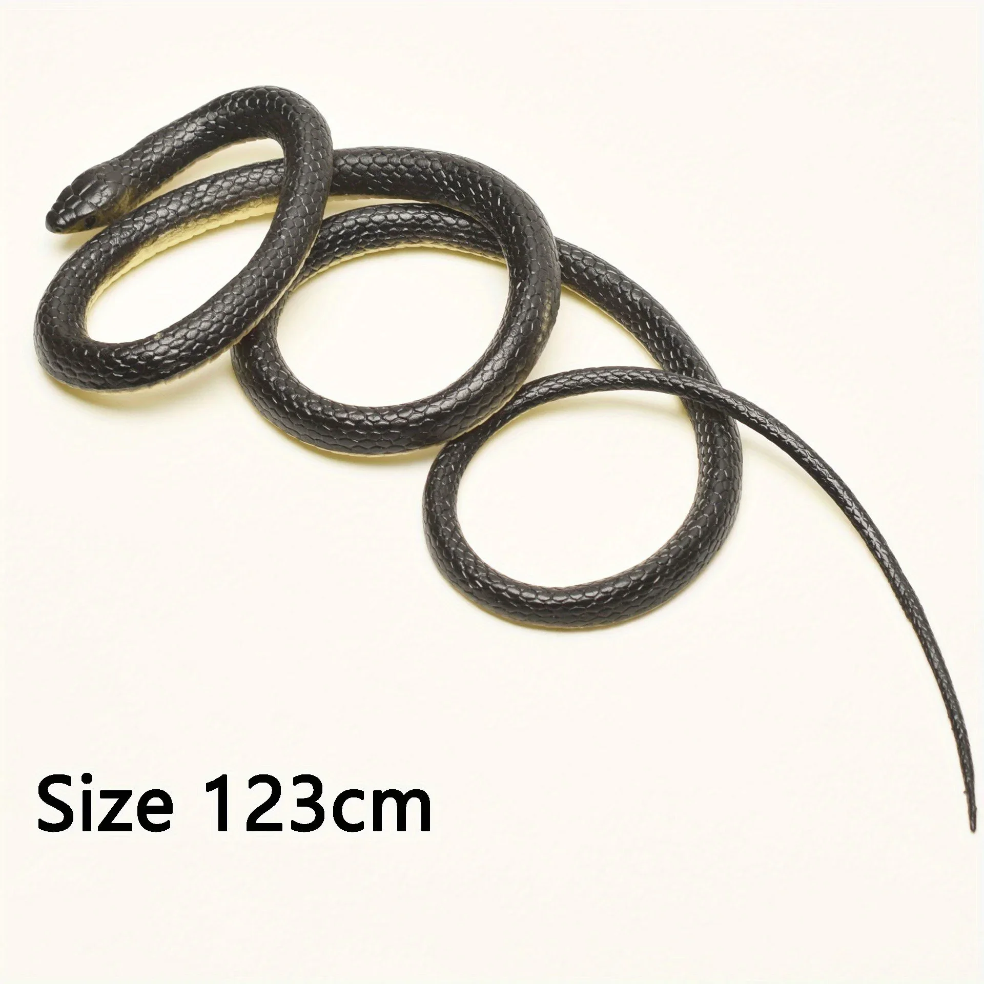 123 سنتيمتر لعبة مطاطية واقعية وهمية ثعبان محاكاة Anaconda مخيف هالوين لتخويف الطيور الدعائم المزحة خدعة ملحقات لعبة