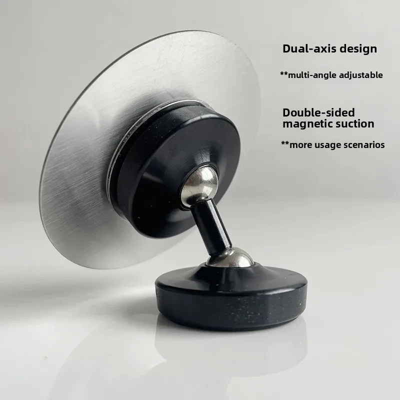 Para espejo de extracción de café, espejo reflectante de madera maciza, atracción magnética giratoria multidireccional