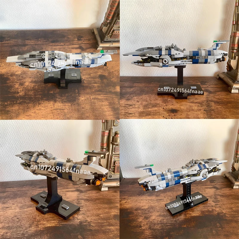 MOC Munificent-Klasse Fregat & de Mannelijkevolentie & Stinger Mantis & Nebulon-B escort Fregat & Midi-schaal Bouwstenen DIY Speelgoed