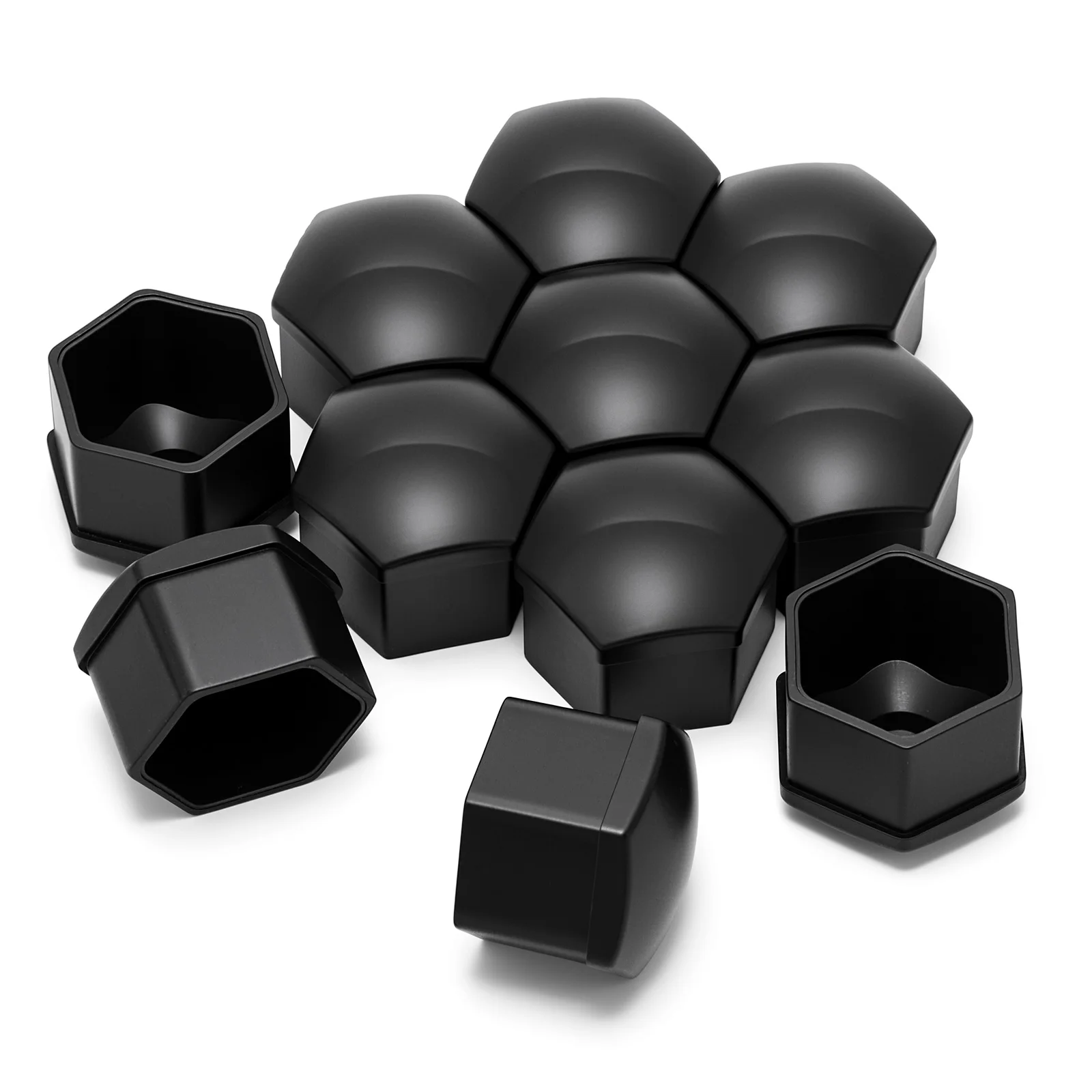 20 Stück 17mm Radmutternabdeckungen, Sechskant-Radmutternkappen, Radnaben-Schraubenabdeckungen für Autozubehör – Detail 8