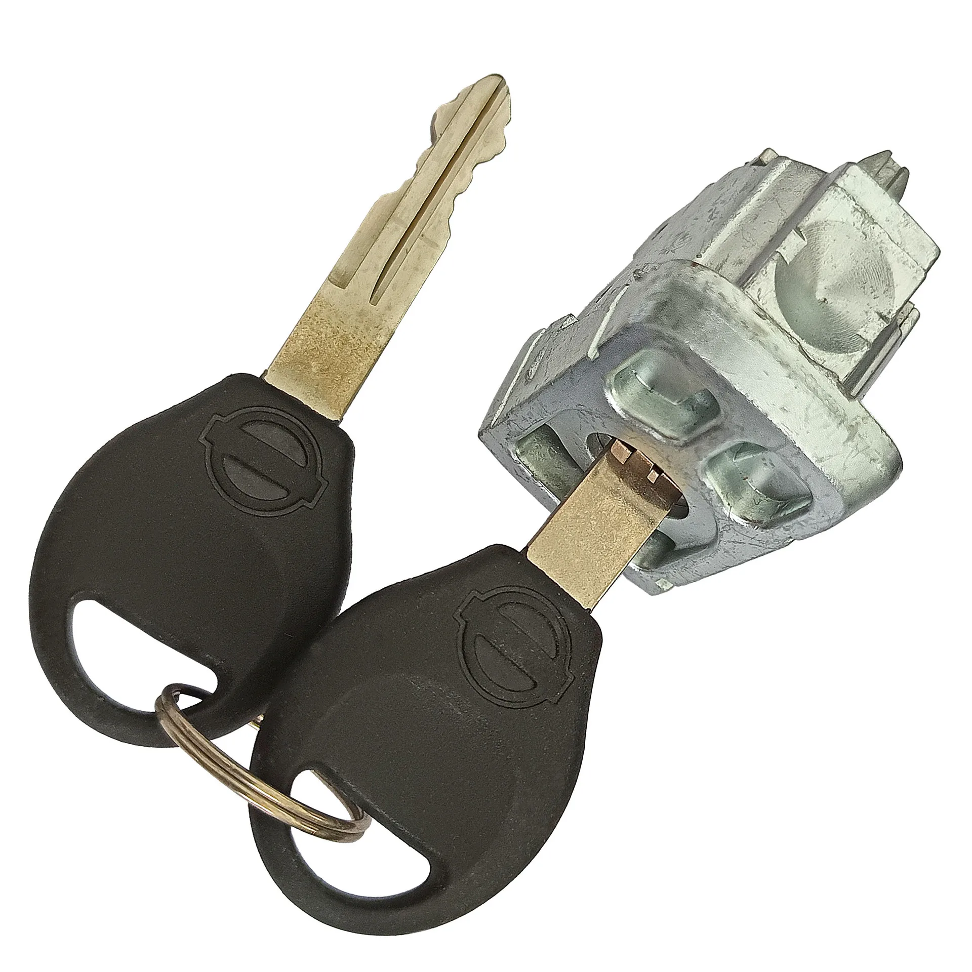 2 keys for Nissan Qashqai left door lock cylinder, driver  car modification and replacement lock cylinder assembly