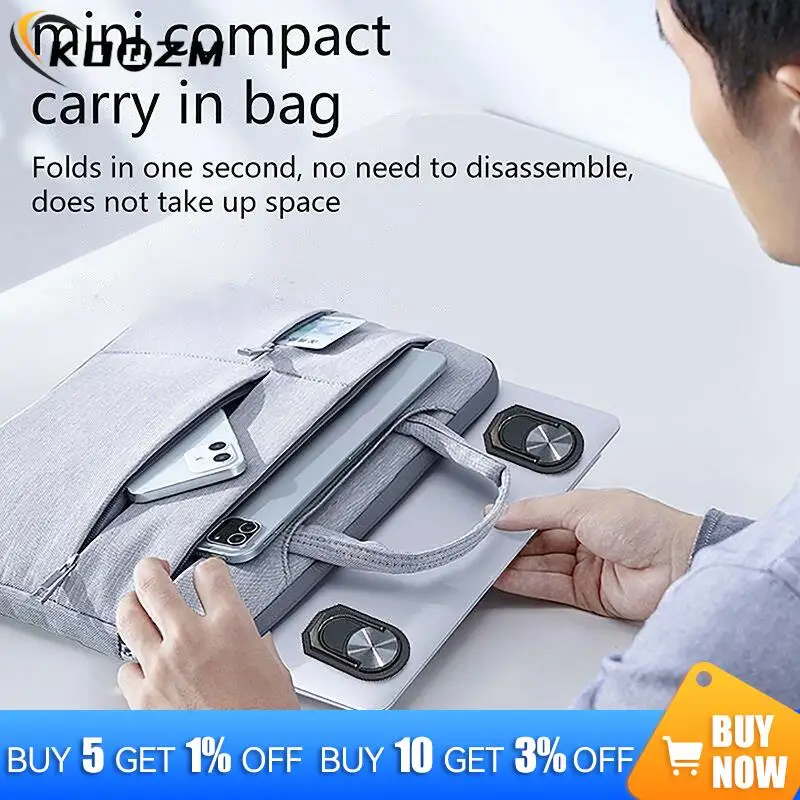 2Pcs Invisible Mini Cooling Stand Feet Zinc alloy Foldable Laptop Non-slip Base Bracket Support For Tablet Keyboard