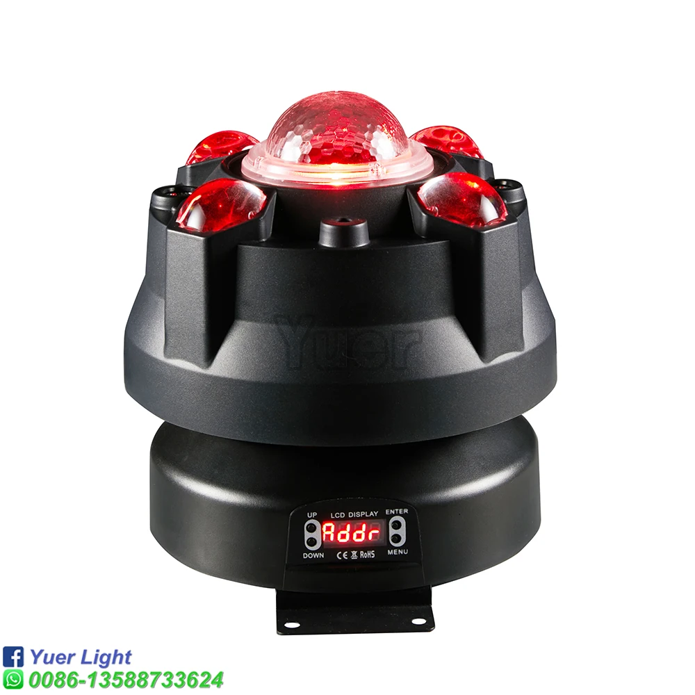 New Kaleidoscope 4in1 Remote DMX Stage RG Laser Projector Strobe Magic Ball Lighting Beam Effect DJ Disco Party Holiday Wedding