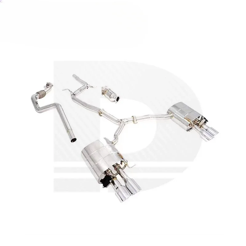 Scarico Catback in acciaio inossidabile 304 per AUDI A4/A5 B8/B9 2.0T 2016-2022 Tubi di scarico del sistema di scarico per automobili