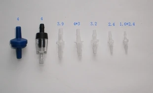 10Pcs Straight Connector Plastic Connector 4mm M4 Straight Through Various Straight Through