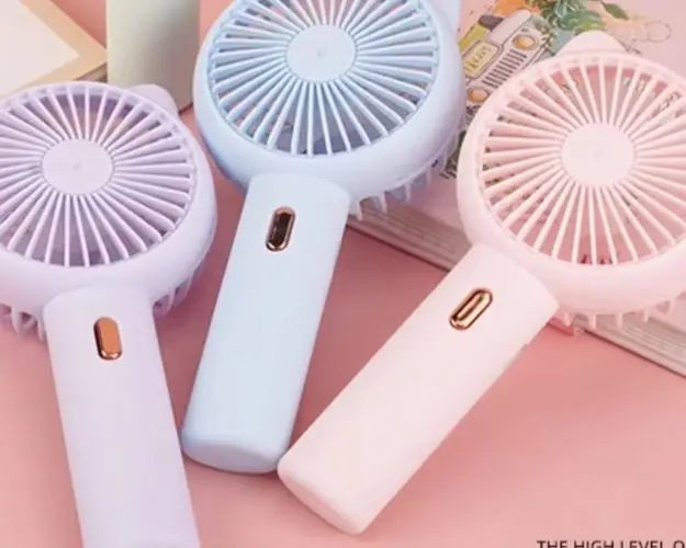 Portable Cooling Fan Cat Ear Fan For Hot Weather Relief Long Lasting Power Compact Lightweight Design For Outdoor Travel