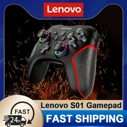 Lenovo S01 Wireless Controller Gamepads for Switch PC Phone Android TV Wired Bluetooth Receiver Connection 600mAh Long Standby