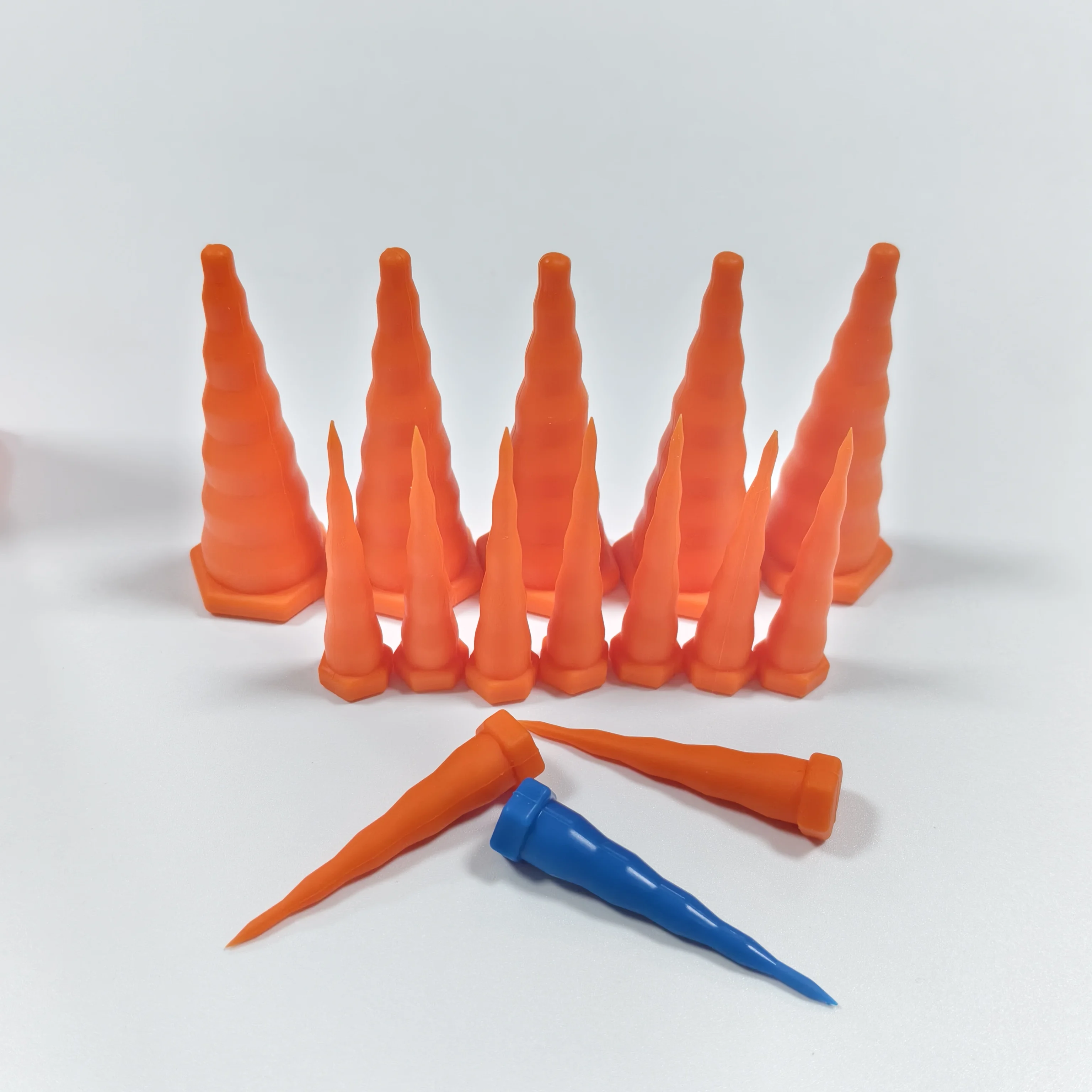 طقم برتقالي لخرطوم هيدروليكي مضاد للتنقيط مكون من 17 قطعة، مناسب للمقابس المطاطية لخدمة زيت الري