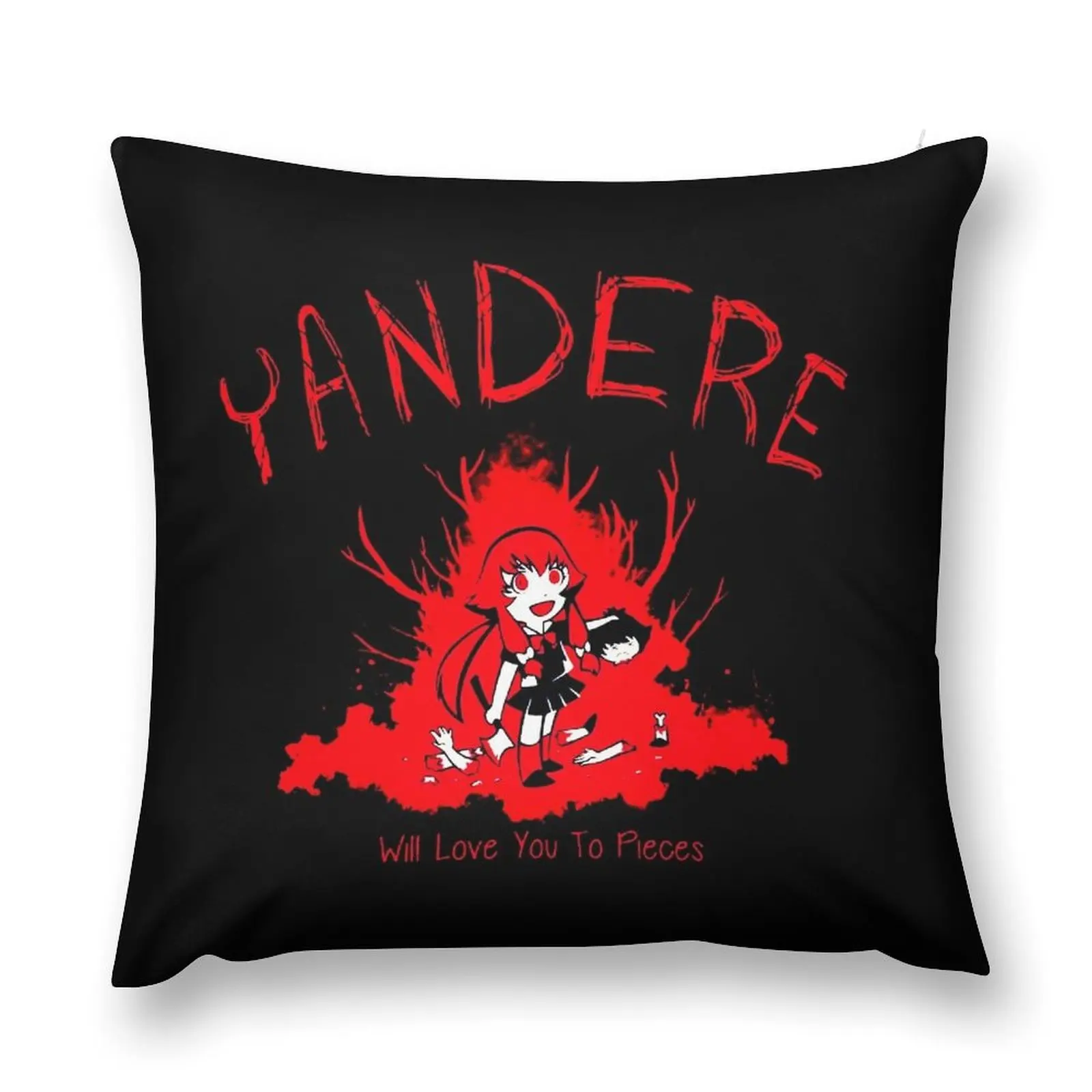 Yandere Simulator Love art Throw Pillow Sofa Cushions Cushion Covers For Living Room Pillowcases Cushion Covers Sofa pillow