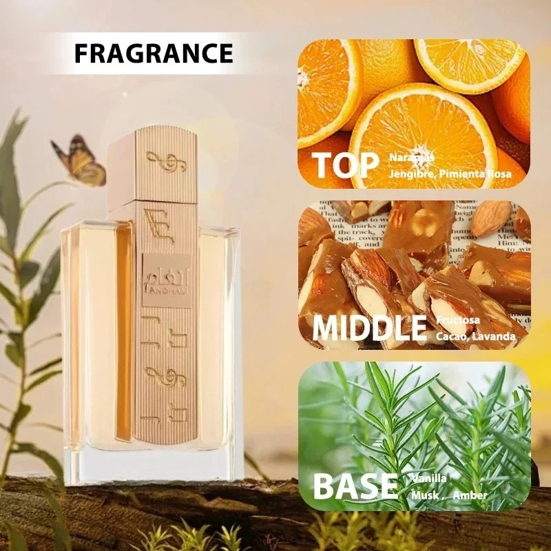 لاتافا أنغهام أو دو برفوم 100 مل رائحة زهور طازجة ودائمة - عطر عربي أصلي عطر يدوم طويلاً للجنسين