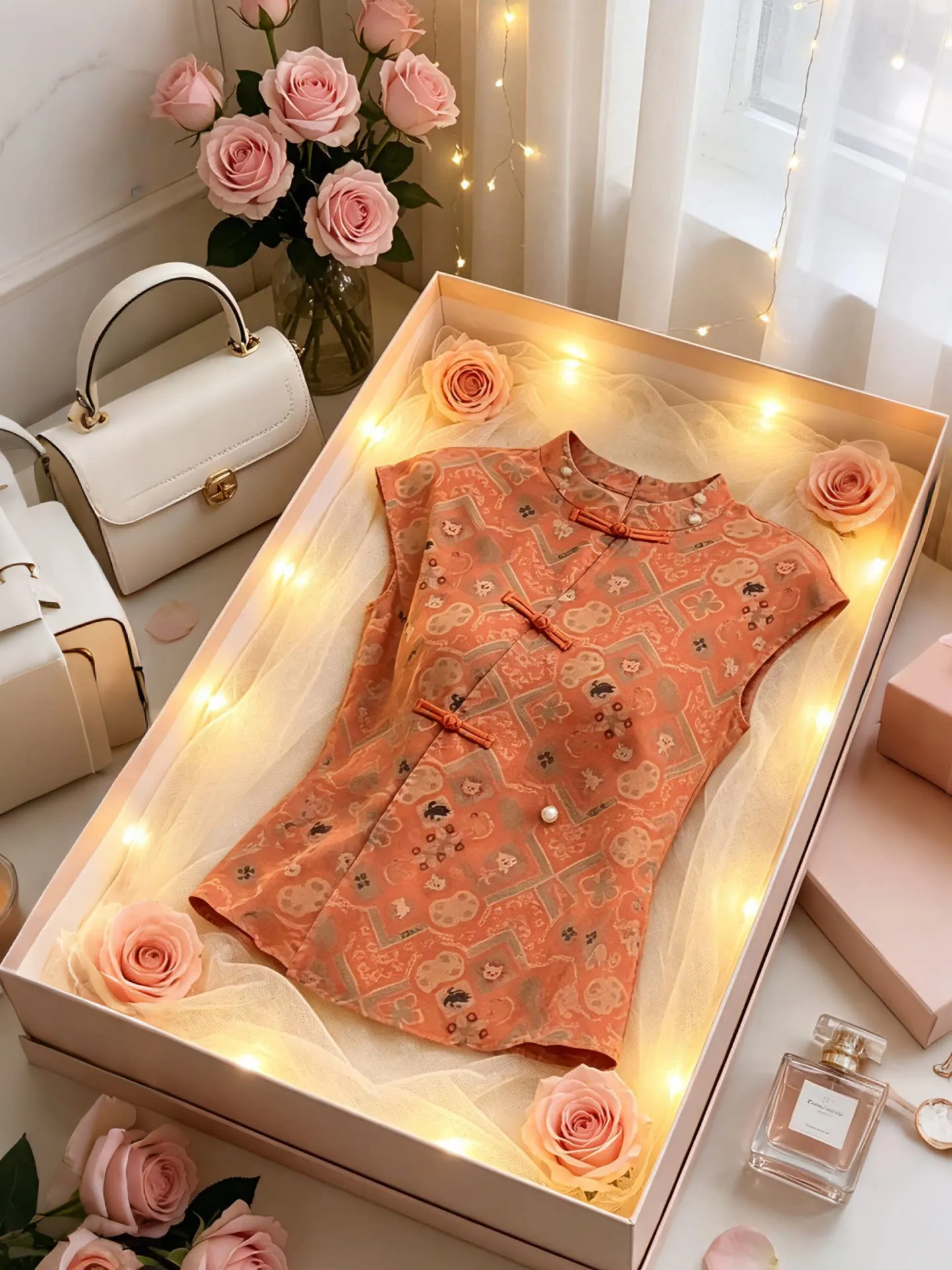 

2026 Summer New Style Thin Button Retro National Style Floral Top Women's Clothing Korean Style Loose Fit Short Sleeve Shirt