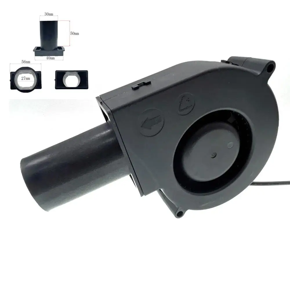 New DC 5V USB Speed-Regulating Blower BBQ Wood Stove Outdoor Mobile Portable with Small Turbine Air Collecting Duct