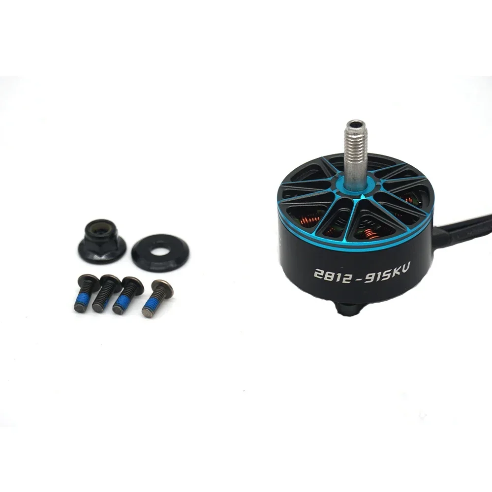 RoRuSDolphiRC 2812-915 Brushless Motor - Lightweight Outrunner For DIY RC Airplane/FPV Racing, Durable Bearings, Smooth Rotation
