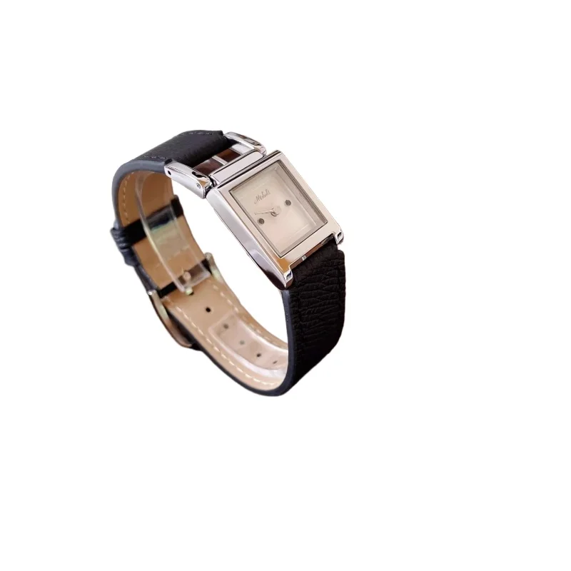 

Medieval Roman scale square leather women's watch fashion versatile watch