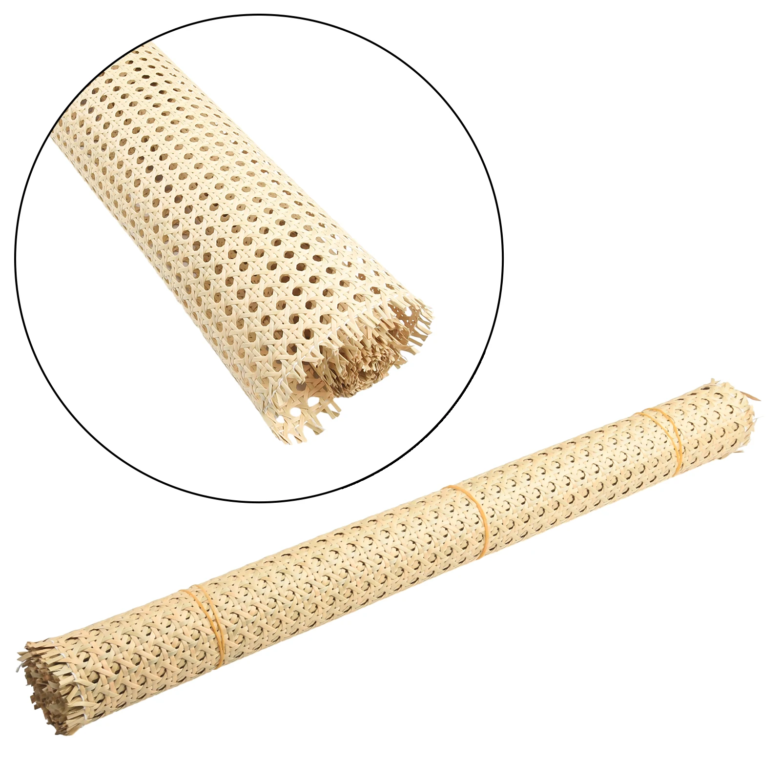 Customizable Length Rattan Roll for Tailored Fit in Furniture Repairs and Interior Design Installations Up to 200cm