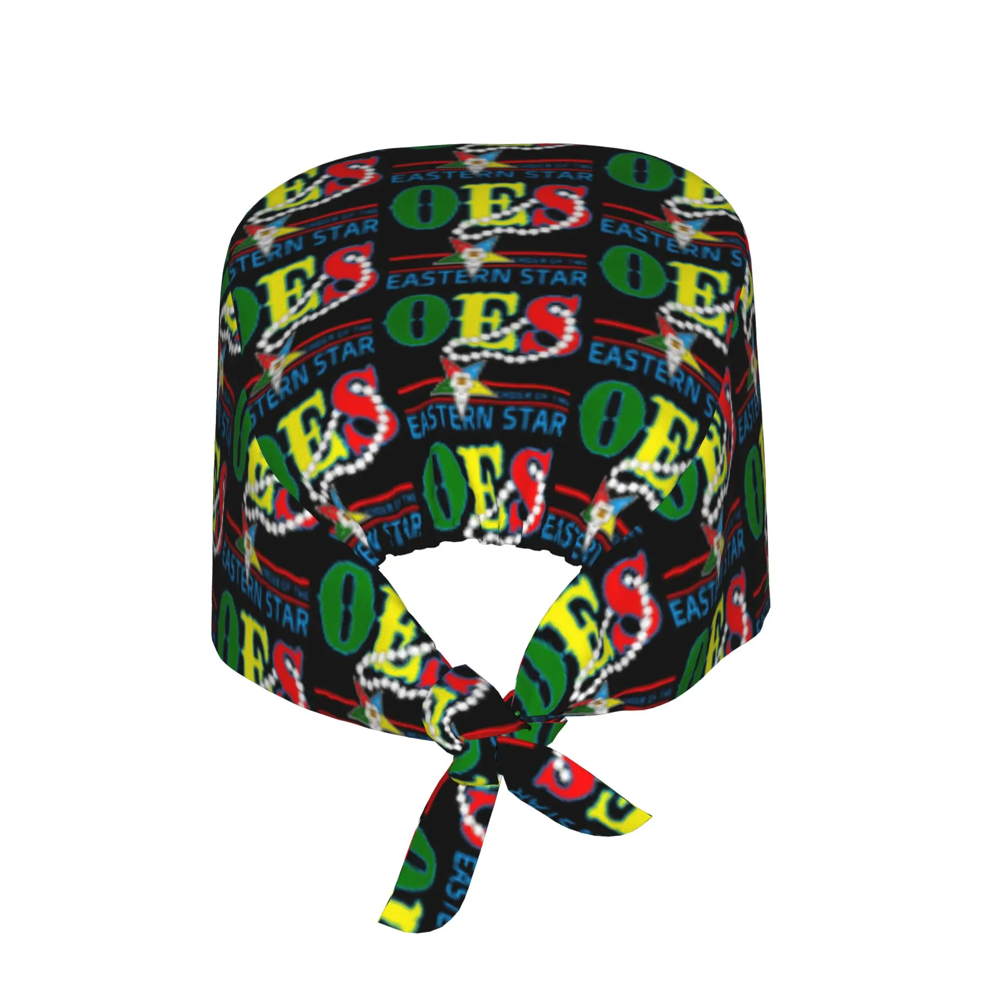 OES Order Of The Eastern Star Logo  Cleaning Working Cap Comfortable Unisex Scrub Cap Surgicals Hat Nurse Scrubs Hat For Dentist